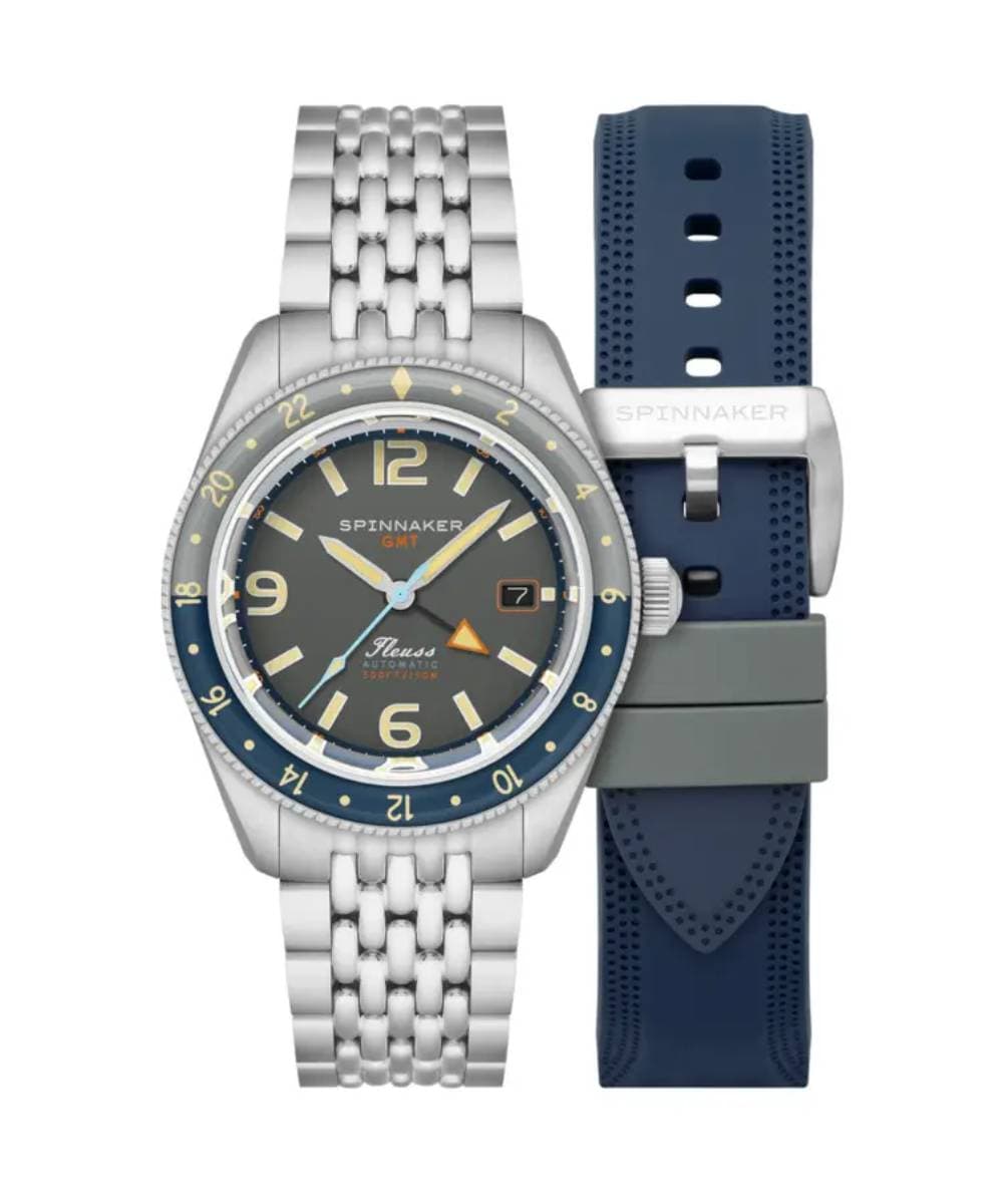 MONTRE SPINNAKER FLEUSS GMT AUTOMATIC DEEP GREY