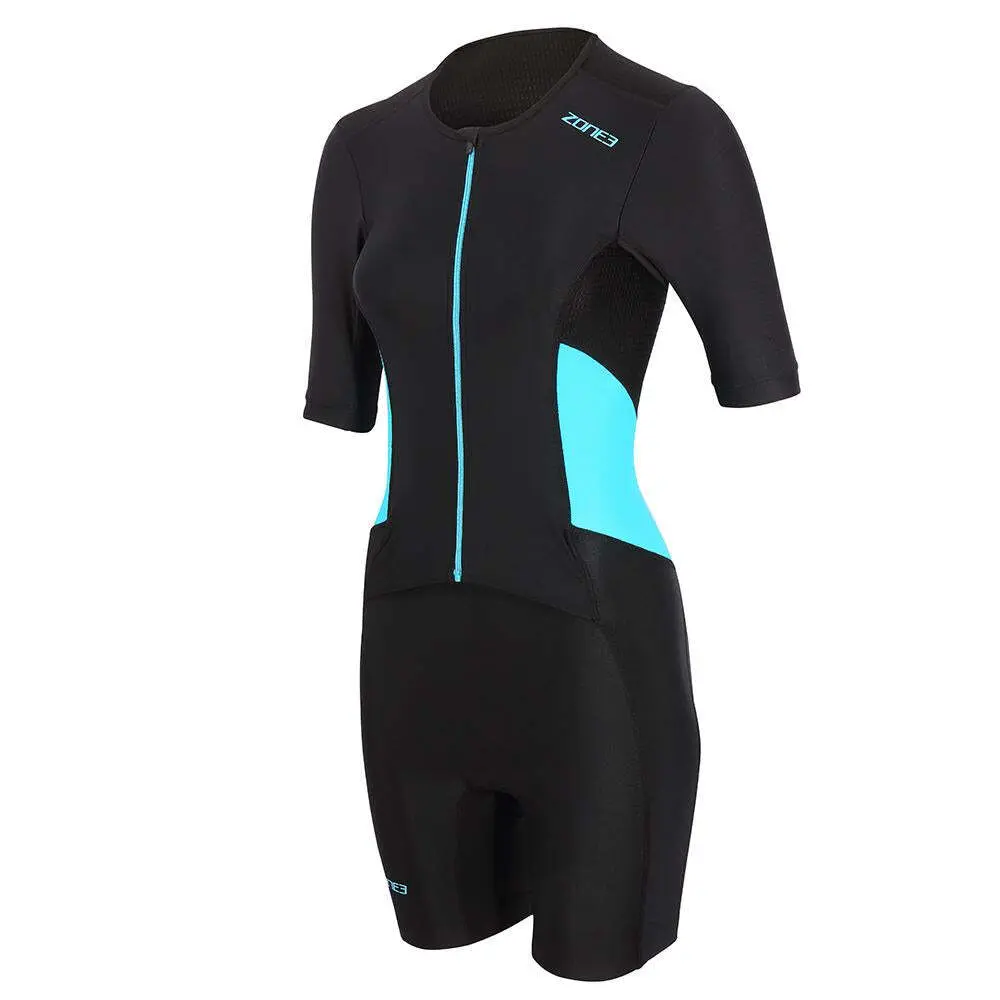 Combinaison trifonction manches courtes entièrement zippé femme Zone3 Activate