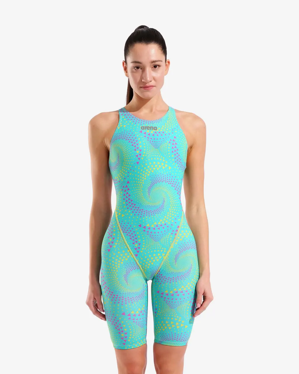 Maillot de bain Arena Powerskin ST Next Fireflow Seaglass bleu pastel femme - 38