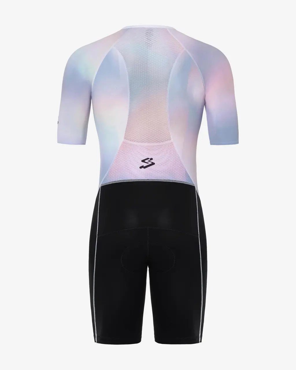 Combinaison triathlon Spiuk Max manches courtes lilas noir - S