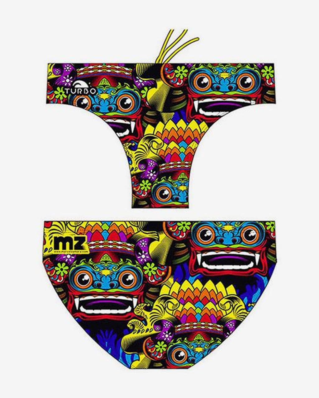 Maillot de bain de waterpolo Turbo Bali Mask - M