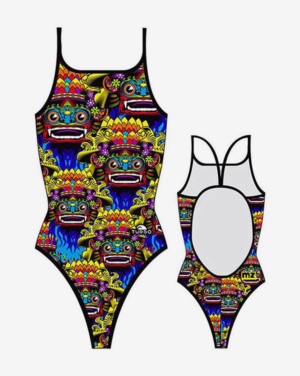 Maillot de bain de natation Turbo Bali Mask bretelles fines femme - M